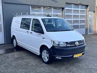 Volkswagen Transporter 2.0 TDI L2H1 DC 4Motion 150pk 4x4 Vierwielaandrijving Airco Cruise controle Telefoonverbinding Navigatie Apple carplay Trekhaak 2500kg Euro 6 Bpm vrij voor particulier gebruik!!