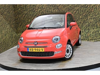 Fiat 500 1.2 Lounge | Groot scherm | Panorama *Koraalrood