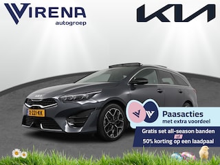 Kia Ceed Sportswagon 1.5 T-GDi GT-Line Automaat - Automatische achterklep - Keyless entry - Achteruitrij camera - Stoel/Stuur verwarming - Adaptieve cruise control - Schuif/kantel dak - Apple Carplay/Android Auto - -Fabrieksgarantie tot 12-2030