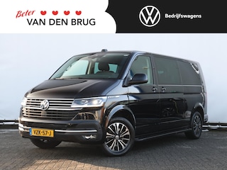 Volkswagen Transporter 2.0 TDI 150PK L2H1 DC DSG Bulli | Navigatie | Airco | Adaptive Cruise| Led | Leer | Achteruitrijcamera | App connect | DAB+ | PDC | 17" LM velgen | Afneembare trekhaak |