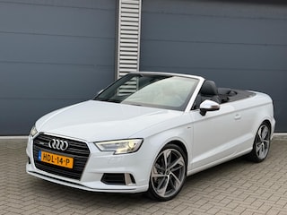 Audi A3 CABRIOLET 1.4 TFSI CoD Sport, parelmoer wit, lederen sportinterieur, stoelverwarming, led verlichting, navigatie, 18 inch