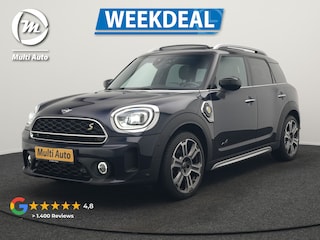 Mini Countryman 1.5 Cooper S E ALL4 MINI Yours Plug In Hybrid 220pk Dealer O.H PHEV | Panodak | Adaptive Cruise | Head Up | Lederen Sportstoelen Verwarmd | 19"L.M | Camera | Sfeerverlichting | Keyless | Apple Carplay |