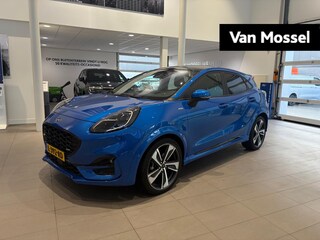 Ford Puma 1.0 EcoBoost Hybrid ST-Line X First Edition | PANORAMADAK | STOEL, STUUR EN VOORRUITVERWARMING | ADAPTIEVE CRUISE CONTROL | B&O AUDIO | APPLE CARPLAY / ANDROID AUTO | KEYLESS START | AFNEEMBARE TREKHAAK |
