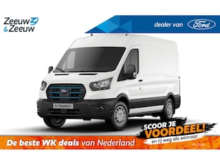 Ford Transit 350 L2H2 Trend 68 kWh | 0,99% financial lease | Laadruimteverlichting | Stoelverwarming | Climate control | Parkeersensoren | Navigatie | Draadloze Apple Carplay&Android Auto | Nieuw te bestellen! |