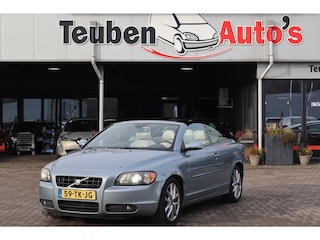 Volvo C70 Convertible 2.5 T5 Summum (Railingschade/Blikschade links wel rijdbaar).Lederen interieur, Elektrisch cabriodak, Lichtmetalen wielen, Zie foto's!