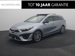 Kia Ceed Sportswagon 1.5 T-GDi GT-PlusLine | Navigatie | Climate Control | Lm velgen | Parkeersensoren | Camera | Opendak | Leer | Elekr Klep | VOL!