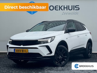 Opel Grandland 1.2 Turbo GS Line AUT 131PK | Comfortstoelen | Apple Carplay/Android Auto | Achteruitrijcamera | E-Climate Controle | Parkeer Assistent | Rijstrook correctie & Verkeersbord detectie | Sensoren Rondom | Flippers | Cruise Control | LED | 18" LMV