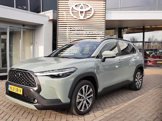 Toyota Corolla Cross 1.8 Hybrid 140 Style STOEL/STUURVERW HALF-LEDER NAVI APPLE/ANDROID AUTO-ACHTERKLEP AD-CRUISE 18"LM-VELGEN
