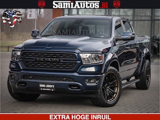 Dodge Ram SPORT | 5.7 V8 4x4 HEMI | PANORAMA DAK | GROOTSCHEM 12 INCH | LPG | Patriot Blue CREW CAB | DUBBELE CABINE | 5 PERSOONS | DC | VOORRAAD NR 2557 - 3328