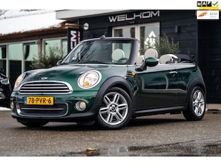 Mini Cooper Cabrio 1.6 Chili NL Auto I NAP I Leder I Dealeronderhouden I Climate I Cruise I Zeer netjes