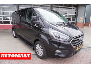 Ford Transit Custom 300 2.0 TDCI 170PK L2H1 Limited Dubbelcabine Automaat Airco | Adap.Cruise | Navi | Camera | Schuifdeur links en rechts