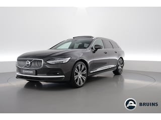 Volvo V90 B4 D Ultimate Bright 197pk | Pano | HUD | 360cam | H&K | Memory seats | Standkachel |