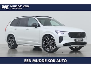 Volvo XC90 T8 Plug-in hybrid Ultra Black Edition | Luchtvering | Bowers & Wilkins | Massage+Ventilatie | Gelamineerd Glas | Trekhaak | 22 Inch