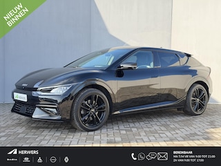 Kia EV6 GT-Line AWD 77.4 kWh / 325 Pk / Fabrieksgarantie tot 12-2028 / Dealer Onderhouden / HUD / 360 Camera / Dodehoek / Navigatie / Apple Carplay & Android Auto / Stoelverwarming & Stuurwielverwarming / Stoelventilatie / Elektr. Stoelen / Meridian Surround Audio / Elektr. Achterklep /