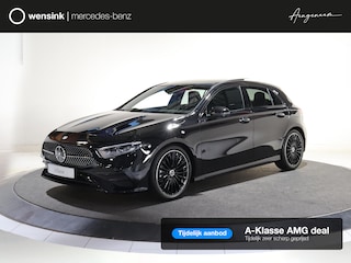 Mercedes-Benz A-klasse 180 Business Solution AMG | Panoramaschuifdak | Premium Plus | 19”AMG-velgen | Head-up display | Dodehoekassistent |