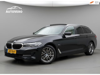 BMW 5-serie Touring 530e Business Edition Plus|Pano|Hifi|Trekhaak|Sfeerverlichting|Leder|Stoelverwarming