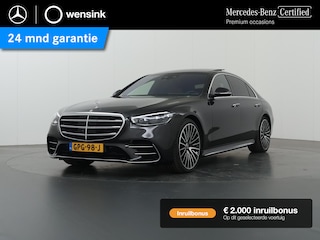 Mercedes-Benz S-klasse 580 e 4MATIC Lang AMG Line | Chauffeurspakket | Stoelkoeling voor en achter | Digital Light | 20" multispaaks velgen | Headup |