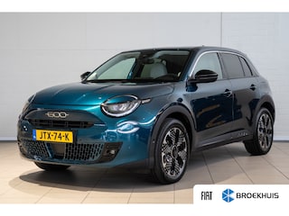 Fiat 600 1.2 Hybrid La Prima | Camera | Navigatie | Kunstlederen bekleding | Stoelverwarming | Climate Controle | Parkeersensoren | Apple Carplay & Android Auto |