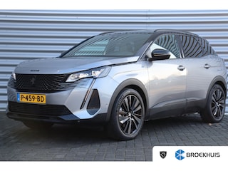 Peugeot 3008 1.6 HYBRID 225PK GT PACK AUTOMAAT / NAVI / LEDER / CLIMA / AGR / PDC / 19" LMV / CAMERA / PANO. DAK / AFN. TREKHAAK / BLACK PACK / FOCAL AUDIO / KEYLESS / WINTERPAKKET / FULL-LED / NIEUWSTAAT !!