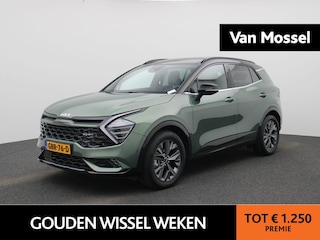 Kia Sportage 1.6 T-GDi Hybrid GT-PlusLine | AUTOMAAT | PANORAMADAK | 360 CAMERA | TREKHAAK | ELEKTRISCHE KOFFERKLEP | STOELKOELING | STOELVERWARMING | STUURVERWARMING | ADAPTIVE CRUISE CONTROL | CLIMATE CONTROL | APPLE CARPLAY - ANDROID AUTO |