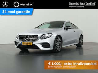 Mercedes-Benz E-klasse Coupé 200 Premium Plus | AMG | Night | Panoramadak | Memory | Burmester | Rijassistentiepakket | Lederen bekleding | 20" lichtmetalen velgen |