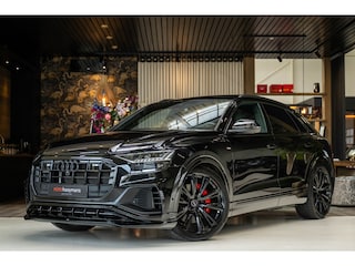Audi Q8 55 TFSI e quattro ABT | S-line binnen buiten | Massage | Trekhaak | PANO | Tour | City | B&O | HUD | Softclose |