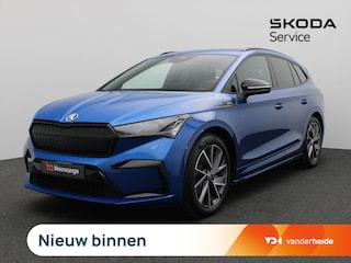 Skoda Enyaq iV 60 Sportline 170PK Aut. SOH 94%, Trekhaak, Virtual Pedal, Keyless, Side Assist, Achteruitrijcamera, Stoel-Stuurverwarming, 20" LM Velgen, Matrix LED-Verlichting