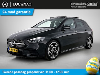 Mercedes-Benz B-klasse 180 Business Solution AMG AMG Line | Night Pakket | Panorama Schuif-Kanteldak | Memory voorstoelen | Achteruitrijcamers. Inclusief 24 maanden MB Certified garantie voor Europa.