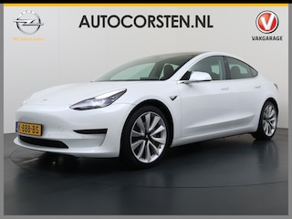 Tesla Model 3 RWD SR plus 325PK SOH 90% LFP Accu Lmv 19" AutoPilot Leder Panoramadak Adaptive-Cruise Camera's Elektr.-Stuur+Stoelen+Spiegels+Geheugen+Easy-Entry+Verwarmde stoelen Park assistent Pdc WIFI Lane-Assist Speed-Assist Navi LED DAB Voorverwarmen interieur via App Keyless One-Pedal-Drive 1e Eigenaar Origineel Nederlandse Auto Fabrieksgarantie op motor en accu tot 05-12-2028/160.000km