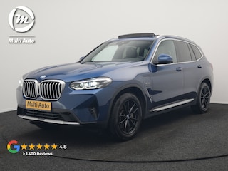 BMW X3 xDrive30e Business Edition Plus Plug In Hybrid 293pk FACELIFT Dealer O.H. PHEV | Trekhaak Af Fabriek | Panodak | 360 Camera | Lederen Sportstoelen Memory & Verwarmd | Sfeerverlichting | Apple Carplay | Keyless | Virtual | Navigatie | DAB | Cruise Control |