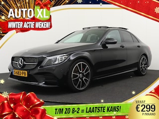 Mercedes-Benz C-klasse 300 2.0 259 PK AMG Night Pano-dak 19'LMV Laser-LED