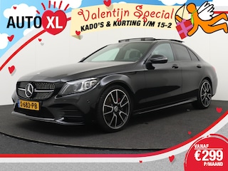 Mercedes-Benz C-klasse 300 2.0 259 PK AMG Night Pano-dak 19'LMV Laser-LED