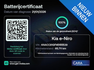 Kia Niro e-Niro DynamicPlusLine 64 kWh |Schuifdak |100%SOH |Dealer onderhouden|
