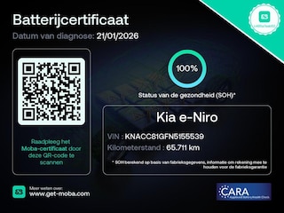 Kia Niro e-Niro DynamicPlusLine 64 kWh |Schuifdak |100%SOH |Dealer onderhouden|