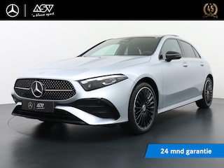 Mercedes-Benz A-klasse 250 e Star Edition AMG Line | Panorama - Schuifdak | Distronic Cruise Control | Multibeam Led | Voorstoelen Verwarmd | Nightpakket | 19" Lichtmetalen AMG Velgen | Sfeerverlichting