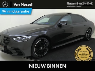 Mercedes-Benz S-klasse 450 e Lang AMG Line / Premium/ Panoramadak/ Burmester 3D/ 20 inch/ Tablet achter/ El stoelen V+A/ Verwarming & Ventilatie V+A