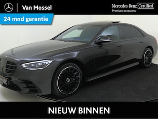 Mercedes-Benz S-klasse 450 e Lang AMG Line / Premium/ Panoramadak/ Burmester 3D/ 20 inch/ Tablet achter/ El stoelen V+A/ Verwarming & Ventilatie V+A