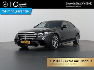 Mercedes-Benz S-klasse 580 e 4MATIC Lang AMG Line | Entertainment achter | Chauffeurpakket |  Massage voor en achter | Microvezel hemelbekleding | Night pakket |