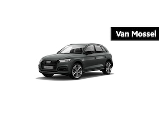 Audi Q5 50 TFSI e quattro S edition l Adaptive cruise control l Glazen panoramadak l Bang & Olufsen sound system l Airco l Navigatie l Dodehoekdetectie l Optiekpakket zwart l Stoelverwarming l Elektr. instel. bestuurd.stoel l Luchtvering l Apple Carplay / Android Auto l Privacy glas