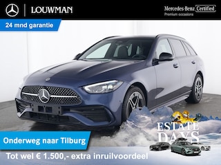 Mercedes-Benz C-klasse Estate 300 e AMG Plug-In Hybride AMG Line | Night Pakket | Trekhaak | PAnorama Schuif-Kanteldak | Advanced Soundsystem | Dodehoek Assist. Inclusief 24 maanden MB Certified garantie voor Europa.