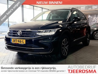 Volkswagen Tiguan 1.5 TSI Elegance | Stoelverwarming | Stuurverwarming | Navigatie | Keyless | Adaptieve Cruise Control | Parkeersensoren | Climate Control | FACELIFT | Metallic Lak | Elektrische Kofferklep | Lichtmetalen Velgen |