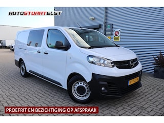 Opel Vivaro 2.0 Diesel 145pk L3 DC 1e Eigenaar | Volledig Onderh | NAP | BTW | 6-Zits | Trekhaak | Carplay | Cruise | DAB | LED | PDC achter