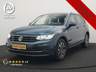 Volkswagen Tiguan 1.4 eHybrid Active Plug In Hybrid 245pk Dealer O.H. PHEV | Adaptive Cruise | 360 Camera | IQ Light | Voorstoelen & Stuur Verwarmd | Sfeerverlichting | Apple Carplay | Virtual | Keyless | Blis | Navigatie | DAB |