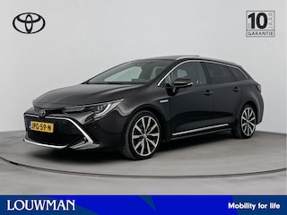 Toyota Corolla Touring Sports 2.0 Hybrid Executive JBL | Elektrisch glazen panorama-dak | Navigatie | Half lederen bekleding | Parkeersensoren |