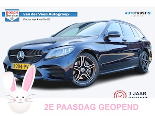 Mercedes-Benz C-klasse Estate 300 e Business Solution AMG Limited | Incl. 12 maanden garantie | Apple CarPlay | 360° camera | Sportstoelen met verwarming | Alcantara | DAB | Draadloos laden | Zwarte hemel | Elektrische Achterklep | Cruise control |