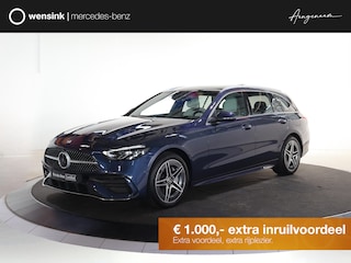 Mercedes-Benz C-klasse Estate 300e Star Edition AMG Line | Panoramadak | Rij-assistentie pakket plus | Achteruitrijcamera | DISTRONIC