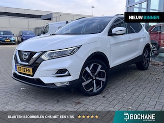 Nissan Qashqai 1.2 Tekna + 360 camera - Halfleder interieur - Panormadak - Stoelverwarming - Blindspot Warning