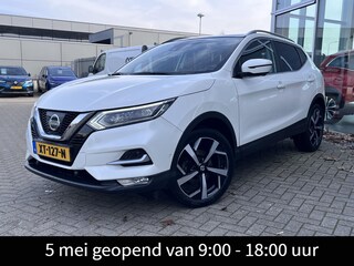 Nissan Qashqai 1.2 Tekna + 360 camera - Halfleder interieur - Panormadak - Stoelverwarming - Blindspot Warning