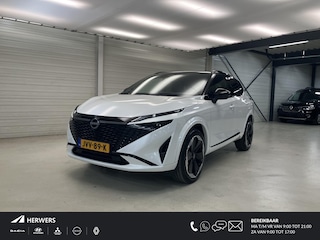 Nissan Qashqai 1.3 MHEV Xtronic N-Design / Panoramadak / Stoel- en Stuurverwarming / Google Maps Navigatie / Verwarmde Voorruit / Leder/Alcantara Bekleding / 360 Graden Camera / Dual Zone Climate Control / Adaptive Cruise Control /