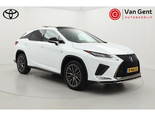 Lexus RX 450h AWD F Sport Premium | Panoramadak | Trekhaak | Standkachel | Leder | Dodehoek detectie | Mark Levinson | Head-up display | Stoelverwarming/-ventilatie | Navigatie | 360 camera | 20 inch